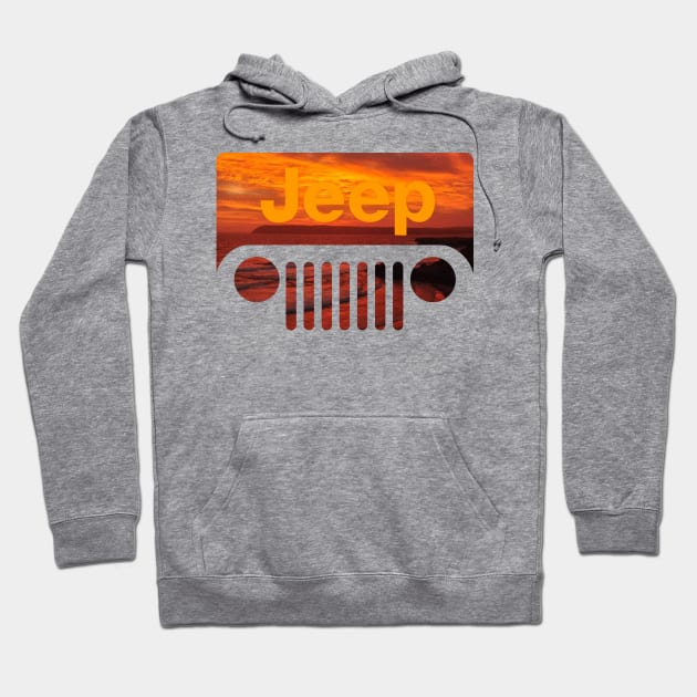 Grill Jeep Hoodie by Leopards